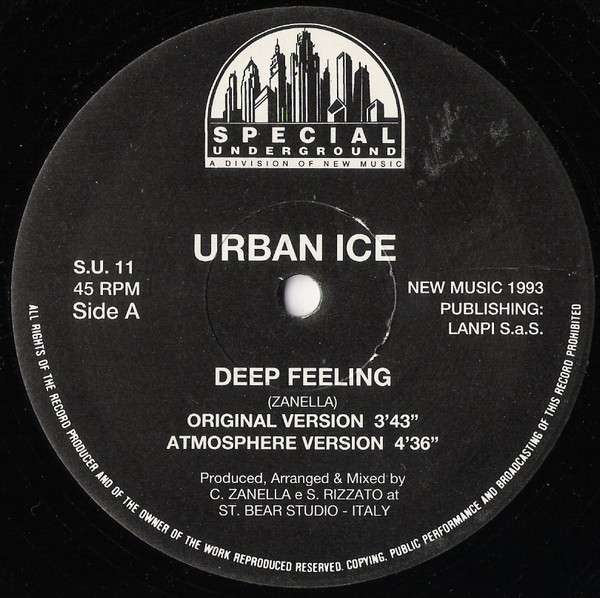 Urban Ice - Deep Feeling | Special Underground (S.U. 11) - main Urban Ice - Deep Feeling | Special Underground (S.U. 11) - main