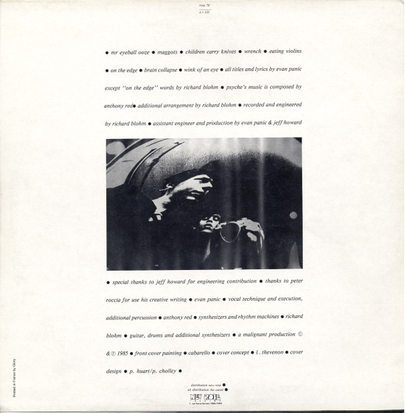 Psyche - Insomnia Theatre | New Rose Records (rose 78) - 2
