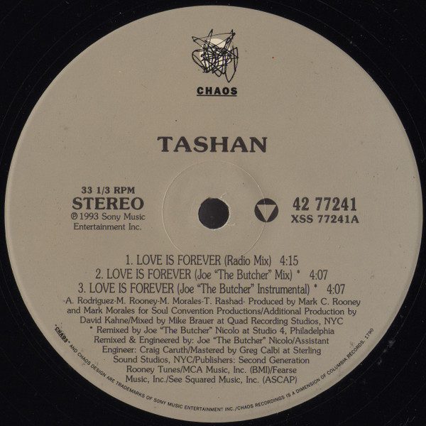 Tashan - Love Is Forever | Chaos Recordings (42 77241) - 3