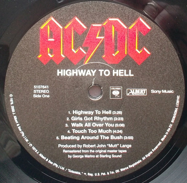 AC/DC - Highway To Hell | Columbia (5107641) - 3 AC/DC - Highway To Hell | Columbia (5107641) - 3