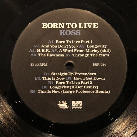 DJ Koss - Born To Live | Slice-of-Spice (SSR-054) - 4