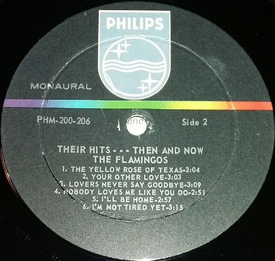 The Flamingos - Their Hits Then And Now [Vinyl] | Philips (PHM 200-206) - 4