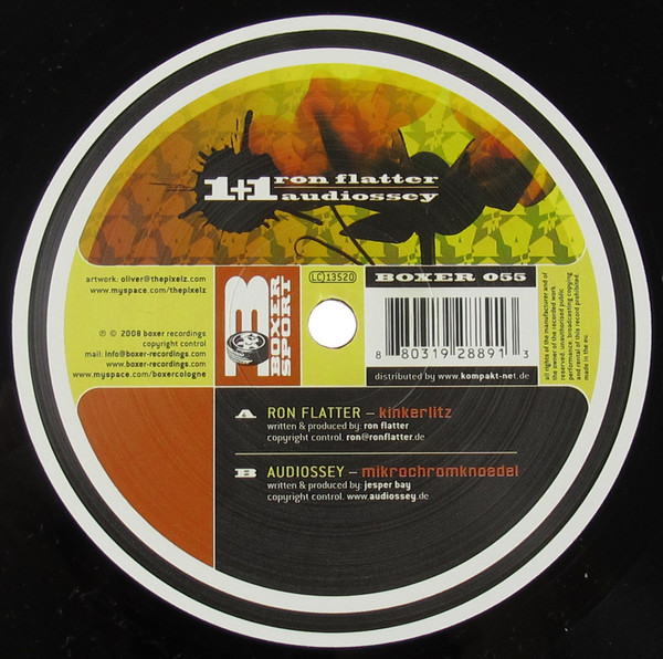 Ron Flatter / Audiossey - 1+1 | Boxer Recordings (BOXER 055) - 2 Ron Flatter / Audiossey - 1+1 | Boxer Recordings (BOXER 055) - 2