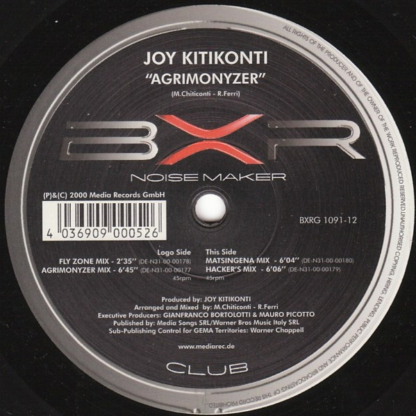 Joy Kitikonti - Agrimonyzer | BXR (BXRG 1091-12)