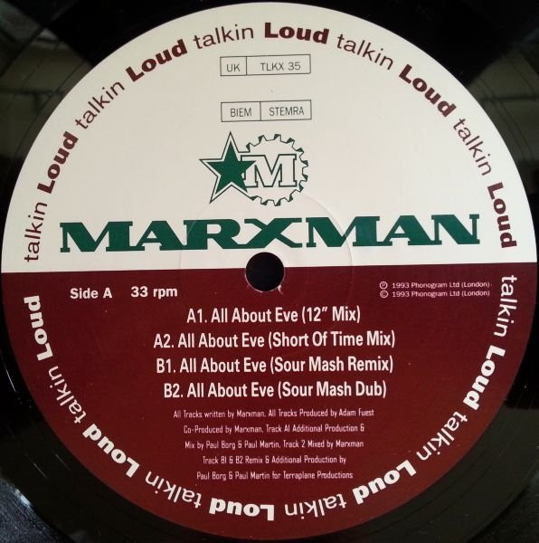 Marxman - All About Eve | Talkin' Loud (TLKX 35) - 3 Marxman - All About Eve | Talkin' Loud (TLKX 35) - 3