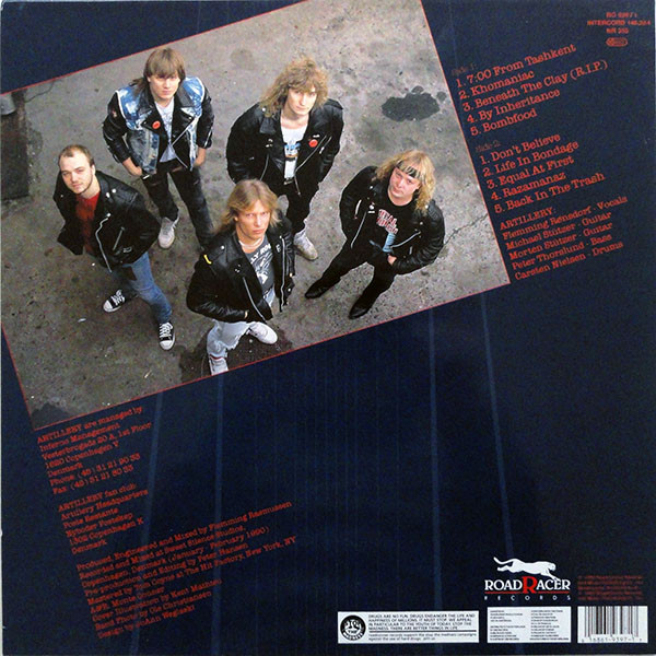 Artillery - By Inheritance | Roadracer Records (RO 9397 1) - 2