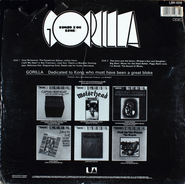 Bonzo Dog Doo-Dah Band - Gorilla | Liberty (LBR 1019) - 2 Bonzo Dog Doo-Dah Band - Gorilla | Liberty (LBR 1019) - 2
