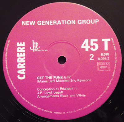 New Generation Group - Kiss Me Now / Get The Funk | Carrere (8076) - 2