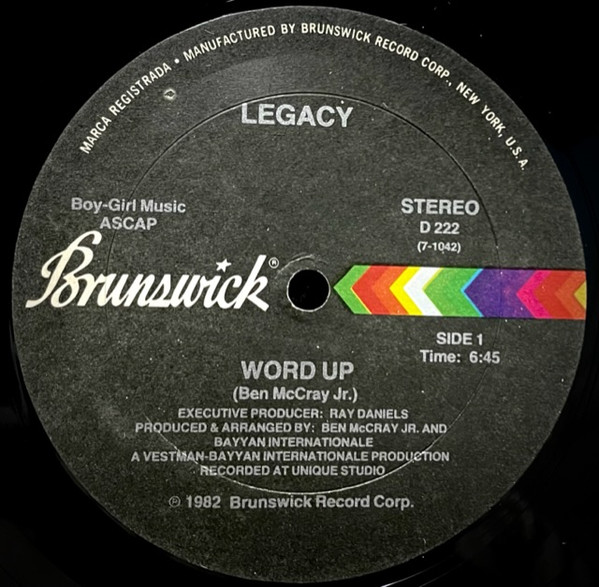 Legacy - Word Up | Brunswick (D 222)