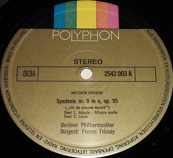 Antonín Dvořák - Opus 95 - Symfonie No.9 In E "Uit De Nieuwe Wereld" | Polyphon (2542 003) - 3