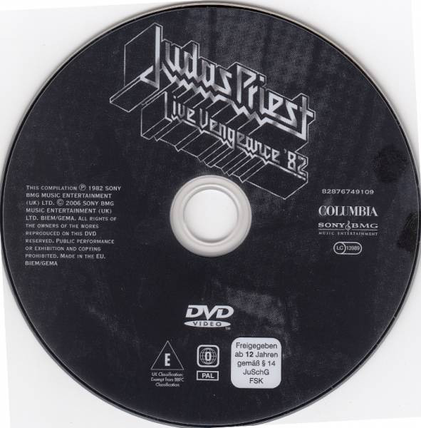 Judas Priest - Live Vengeance '82 | Sony BMG Music Entertainment (82876749109) - 3