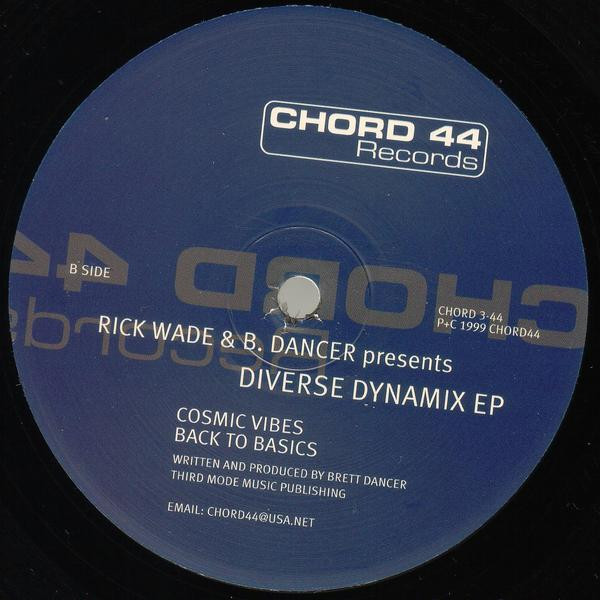 Rick Wade & Brett Dancer - Diverse Dynamix EP | Chord 44 Records (CHORD 3-44) - 2