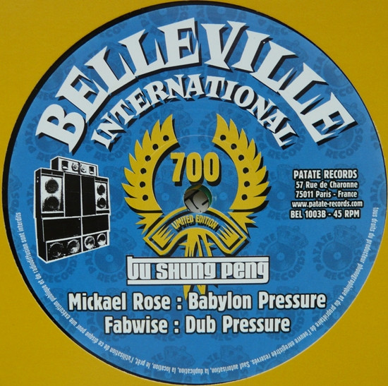 Tu Shung Peng - Prince Jazzbo / Michael Rose - Tell Me What / Babylon Pressure | Belleville International (BEL 1003) - 2 Tu Shung Peng - Prince Jazzbo / Michael Rose - Tell Me What / Babylon Pressure | Belleville International (BEL 1003) - 2