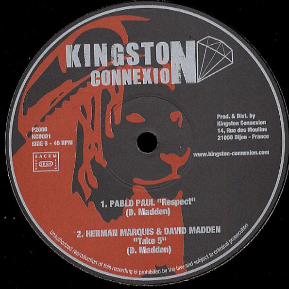 Ras Danhi / Pablo Paul - Nowhere / Respect | Kingston Connexion (KCD001) - 2