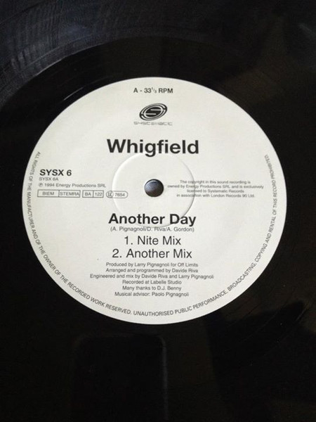 Whigfield - Another Day | Systematic (SYSX 6) - 3 Whigfield - Another Day | Systematic (SYSX 6) - 3