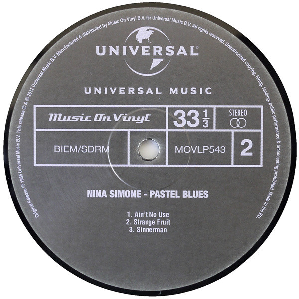 Nina Simone - Pastel Blues | Music On Vinyl (MOVLP543) - 4