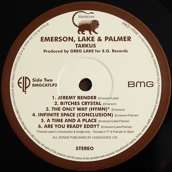 Emerson, Lake & Palmer - Tarkus | BMG (BMGCATLP2) - 3 Emerson, Lake & Palmer - Tarkus | BMG (BMGCATLP2) - 3