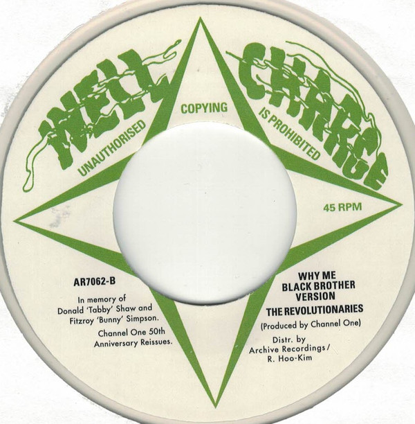 The Mighty Diamonds - Why Me Black Brother | Well Charge (AR7062)