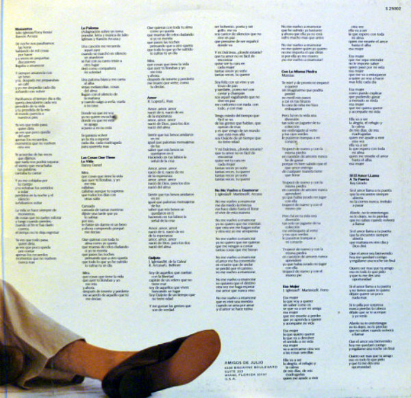 Julio Iglesias - Momentos | CBS (S 25002) - 3