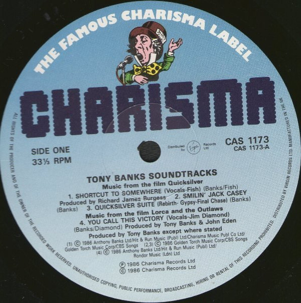 Tony Banks - Soundtracks | Charisma (CAS 1173) - 3 Tony Banks - Soundtracks | Charisma (CAS 1173) - 3