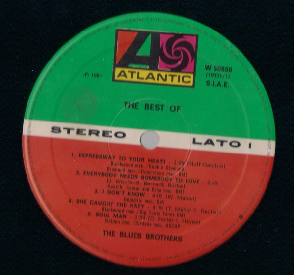 The Blues Brothers - Best Of The Blues Brothers | Atlantic (W 50858) - 3 The Blues Brothers - Best Of The Blues Brothers | Atlantic (W 50858) - 3