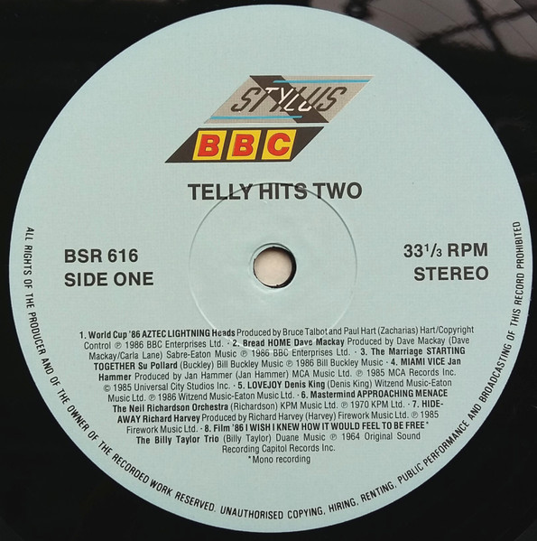 Various - Telly Hits 2 | Stylus Music (BBSR 616) - 3