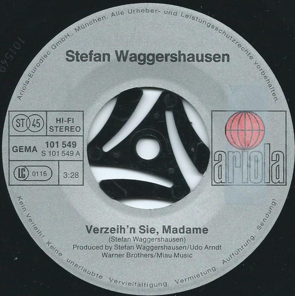 Stefan Waggershausen & Band - Verzeih'n Sie, Madame | Ariola (101 549) - 3