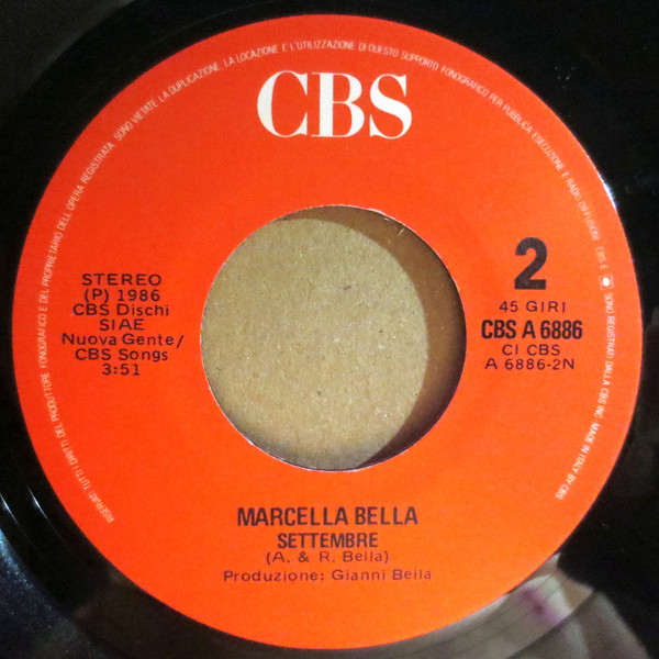 Marcella Bella - Senza Un Briciolo Di Testa | CBS (CBS A 6886) - 4