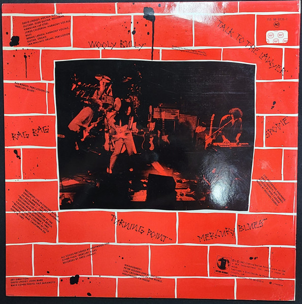 David Lindley And El Rayo-X - El Rayo Live | Asylum Records (7559602351) - 3