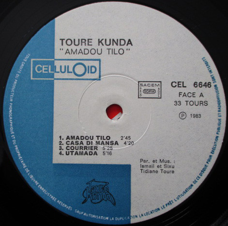 Touré Kunda - Amadou Tilo | Celluloid (CEL 6646) - 3 Touré Kunda - Amadou Tilo | Celluloid (CEL 6646) - 3