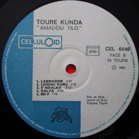 Touré Kunda - Amadou Tilo | Celluloid (CEL 6646) - 4 Touré Kunda - Amadou Tilo | Celluloid (CEL 6646) - 4