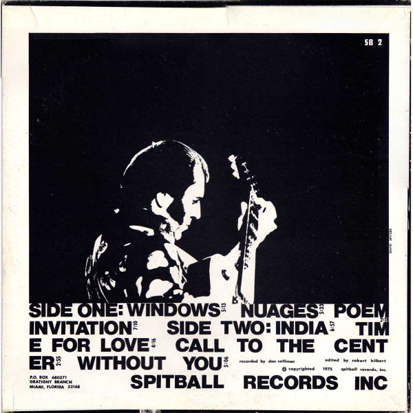Joe Diorio - Solo Guitar [Vinyl] | Spitball Records (SB-TWO) - 2