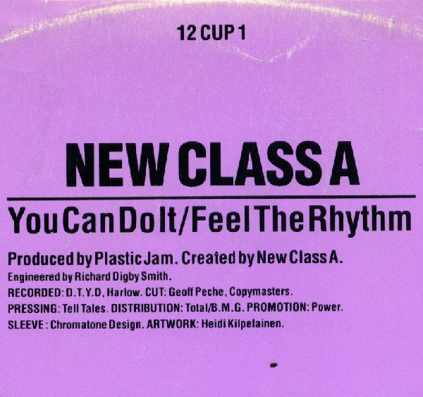 New Class A - You Can Do It / Feel The Rhythm | Cupido Disque (12 CUP 1) - 3