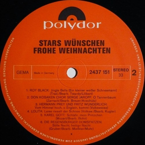 Various - Stars Wünschen Frohe Weihnachten | Polydor (2437 151) - 4