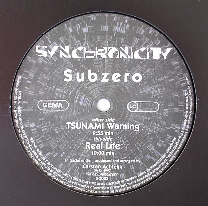 Subzero - Tsunami Warning | Synchronicity Music (SC003) - main