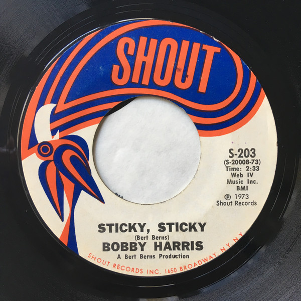 Bobby Harris - Sticky, Sticky | Shout (S-203) - main
