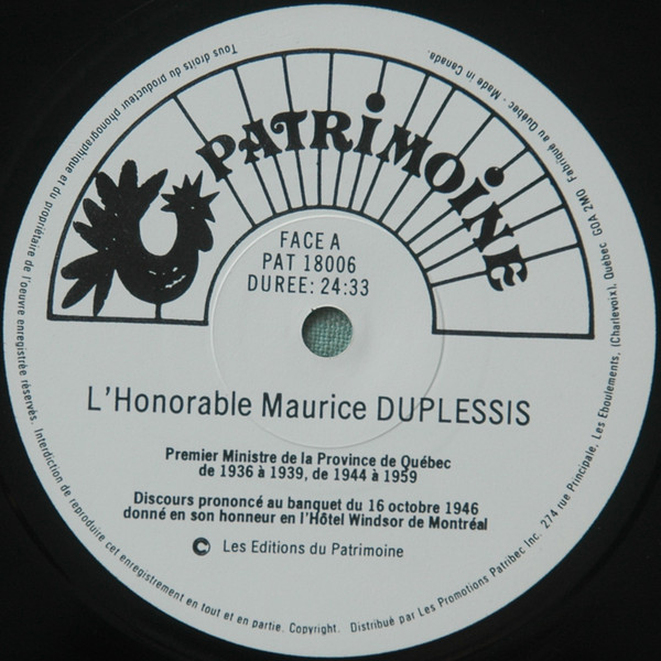 Maurice Duplessis - Maurice Duplessis Et L'Autonomie Provinciale | Patrimoine (PAT-18006) - 4 Maurice Duplessis - Maurice Duplessis Et L'Autonomie Provinciale | Patrimoine (PAT-18006) - 4