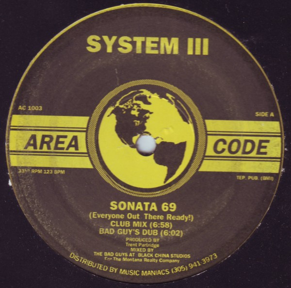 System III - Sonata 69 (Everyone Out There Ready!) | Area Code Records (AC 1003) - main