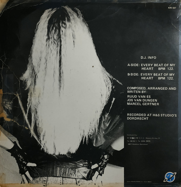 Jacqueline - Every Beat Of My Heart | Key Records Int. (KRI-027) - 2