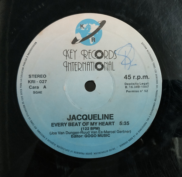Jacqueline - Every Beat Of My Heart | Key Records Int. (KRI-027) - 4