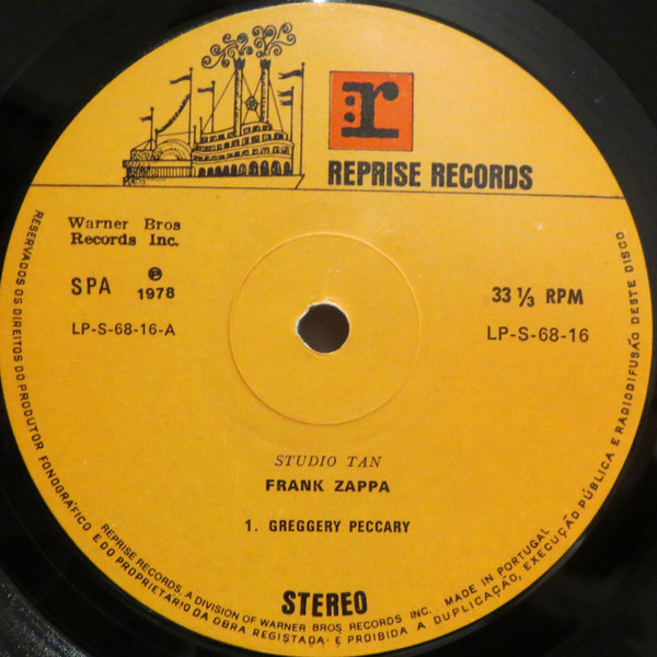 Frank Zappa - Studio Tan | Reprise Records (LP-S-68-16) - 3
