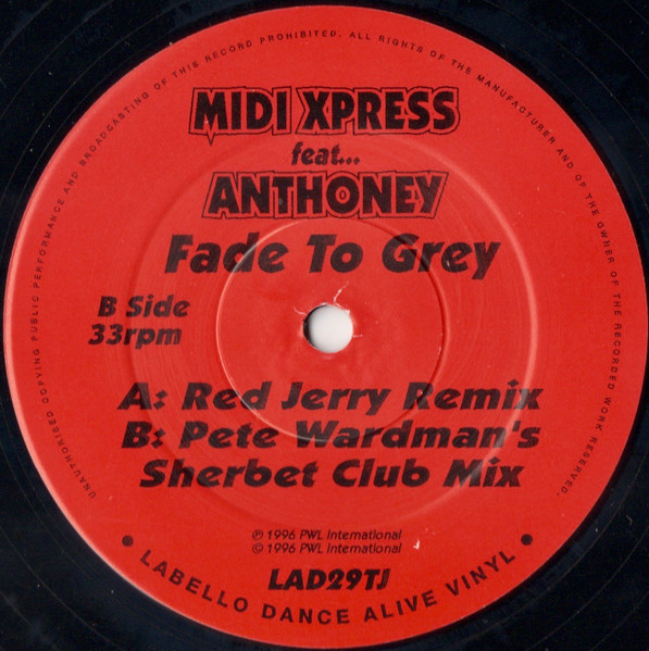Midi Xpress Featuring Anthoney - Fade To Grey | Labello Dance (LAD 29TJ) - 2 Midi Xpress Featuring Anthoney - Fade To Grey | Labello Dance (LAD 29TJ) - 2