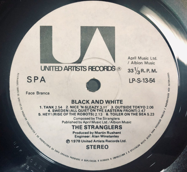 The Stranglers - Black And White | United Artists Records (LP-S-13-54) - 2
