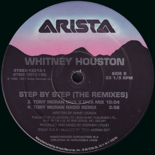 Whitney Houston - Step By Step (The Remixes) | Arista (07822-13313-1) - 4