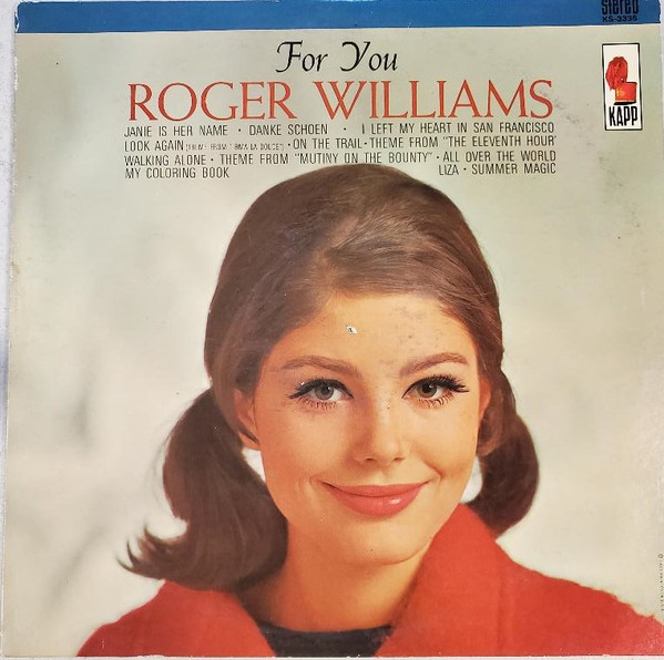 Roger Williams - For You | Kapp Records (KS-3336) - 2 Roger Williams - For You | Kapp Records (KS-3336) - 2