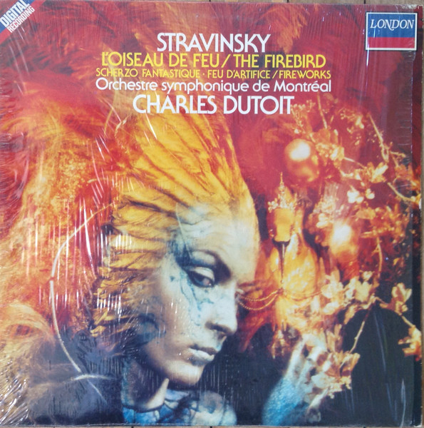 Igor Stravinsky , Orchestre symphonique de Montréal , Charles Dutoit - L'Oiseau De Feu = The Firebird - Scherzo Fantastique - Feu D'Artifice = Fireworks | London Records (414 409-1) - main Igor Stravinsky , Orchestre symphonique de Montréal , Charles Dutoit - L'Oiseau De Feu = The Firebird - Scherzo Fantastique - Feu D'Artifice = Fireworks | London Records (414 409-1) - main