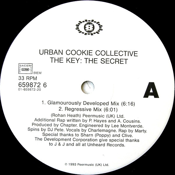 Urban Cookie Collective - The Key : The Secret | Pulse-8 Records (659872 6) - 3 Urban Cookie Collective - The Key : The Secret | Pulse-8 Records (659872 6) - 3