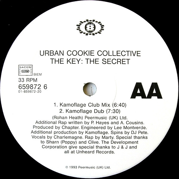 Urban Cookie Collective - The Key : The Secret | Pulse-8 Records (659872 6) - 4 Urban Cookie Collective - The Key : The Secret | Pulse-8 Records (659872 6) - 4