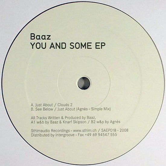 Baaz - You And Some EP | Sthlmaudio Recordings (SAEP018)