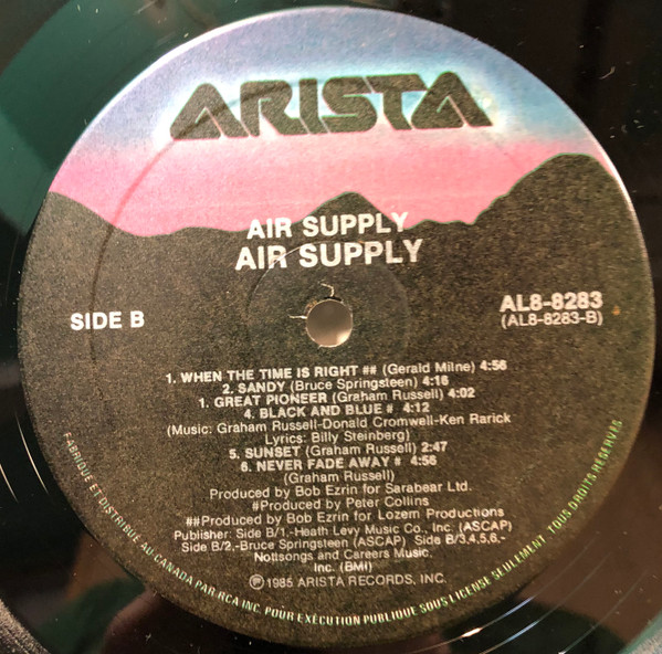 Air Supply - Air Supply | Arista (AL8-8283) - 4 Air Supply - Air Supply | Arista (AL8-8283) - 4
